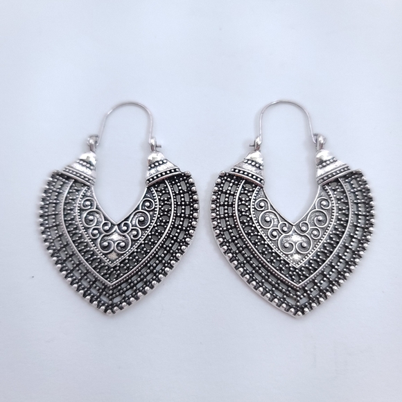 Giuliana + Madison Jewelry - Boho Silver Earrings